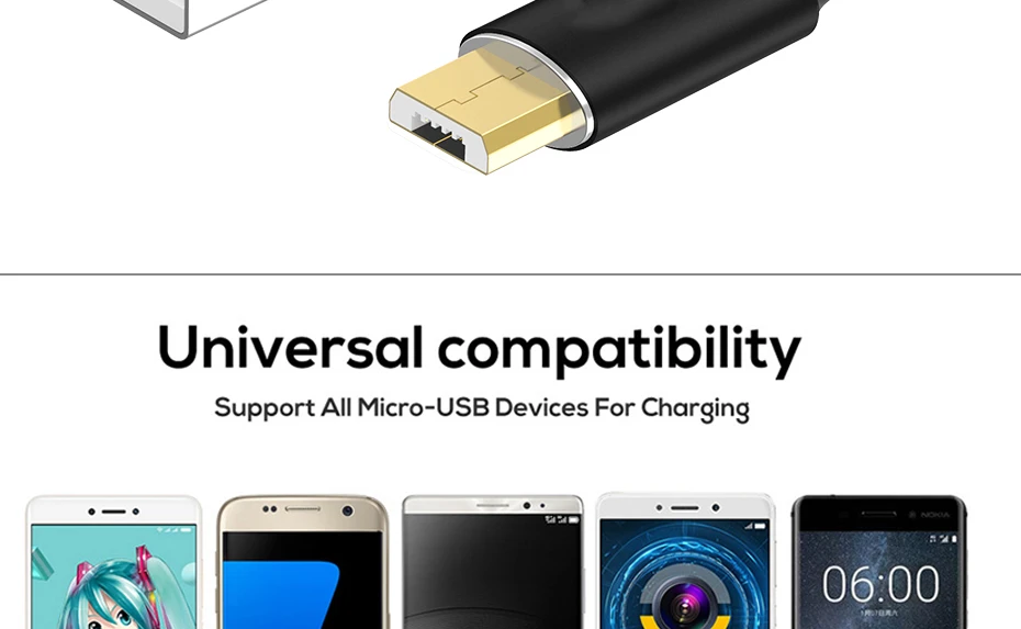 Магнитный мини-кабель-usb для samsung Xiaomi huawei Micro usb type C нейлоновый Плетеный светодиодный кабель USB C для IPhone X XS Max