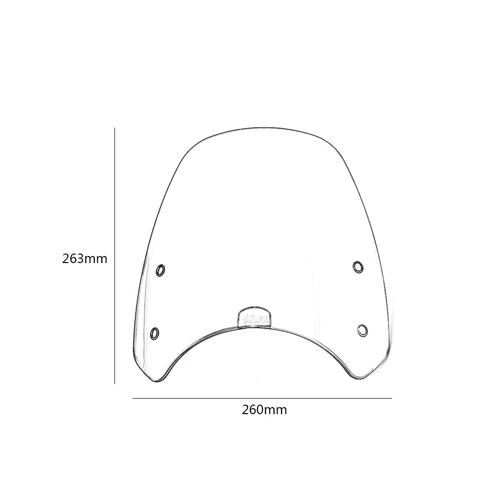 Ветровой экран для мотоцикла на лобовое стекло защиты от ветра Triumph T100 T120 2016 2020 2017