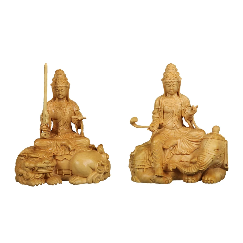 

Деревянная статуя Будды Manjushri, 11 см, резьба по дереву, скульптура Будды, богатство, Бог, ремесло, ручная работа, украшение для гостиной, домашн...