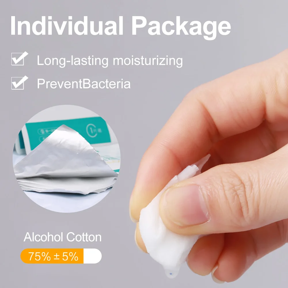 Cofoe Disposable Alcohol cotton and Antipyretic stickers Medical disinfection mobile phone wipes Cooling fever Relieve heat | Красота и
