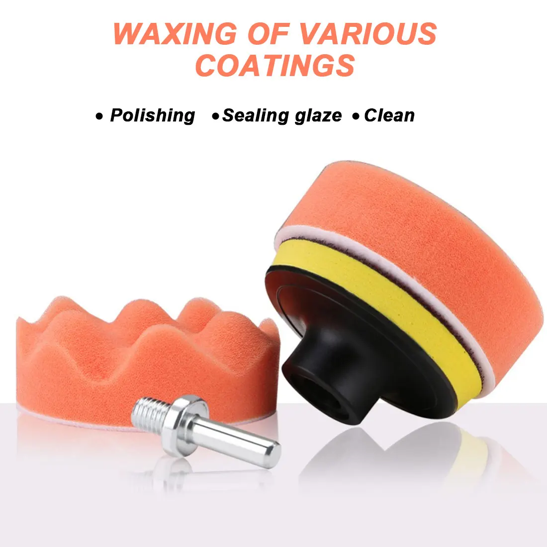 

Car Polishing Disc Buffing Waxing Sponge Wool Wheel Self-Adhesive Polishing Pad For Car Polisher Drill Adapter Compound Tools