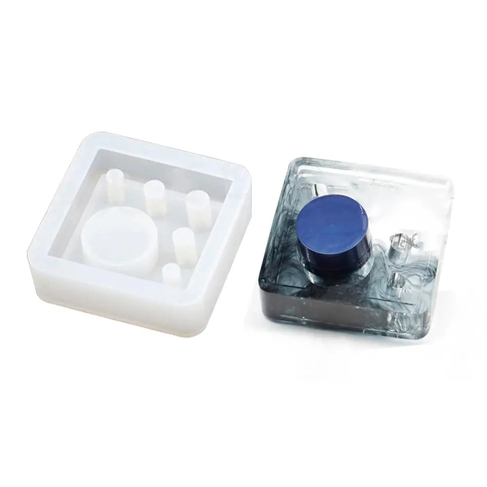 Силиконовая форма для уф смолы держатель карт подставка ручек пепельница