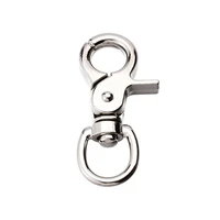 6pcs zinc alloy trigger snap hooks 360 degree swivel spring buckle metal clips heavy duty for webbing straps