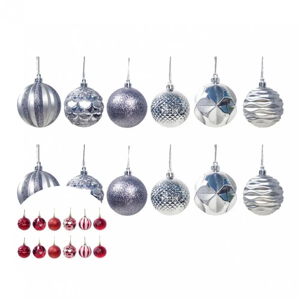 

Christmas Ball Exquisite Decorative Hanging Christmas Tree Hanging Decorative Balls Xmas Baubles Ornaments for Party