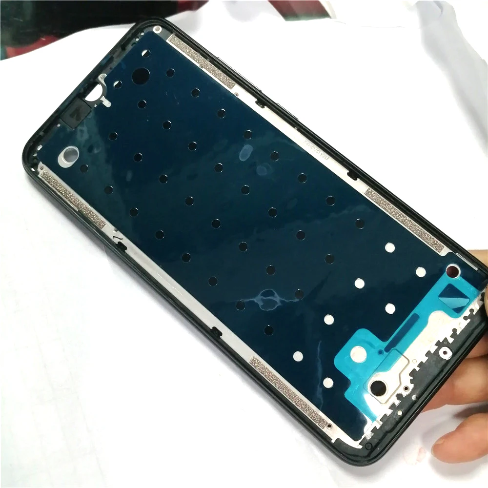 For Xiaomi Redmi Note 7 8 Middle Frame Housing Bezel Pro LCD Supporting Front +Power Volume Button Parts | Мобильные телефоны и