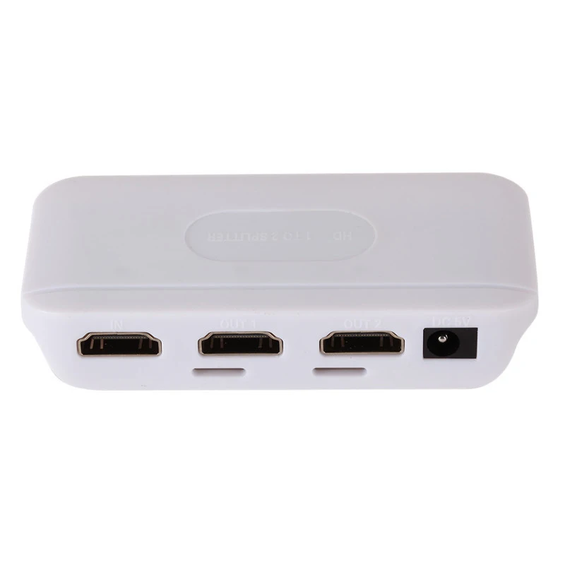 Один вход в два HDMI-совместимый разветвитель 1 2 Выход мини HD 1080P преобразователь