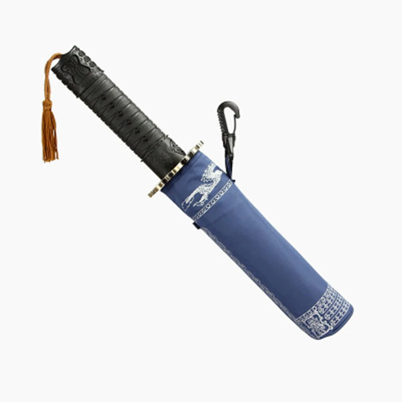 

Best selling folding samurai umbrella male automatic umbrella opening and closing folding umbrella creative sword business umbre