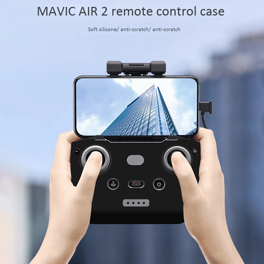 

Drone Accessories Silicone Protective Cover for DJI Mavic Air 2 /Mini2 Controller Strap Protective Sleeve