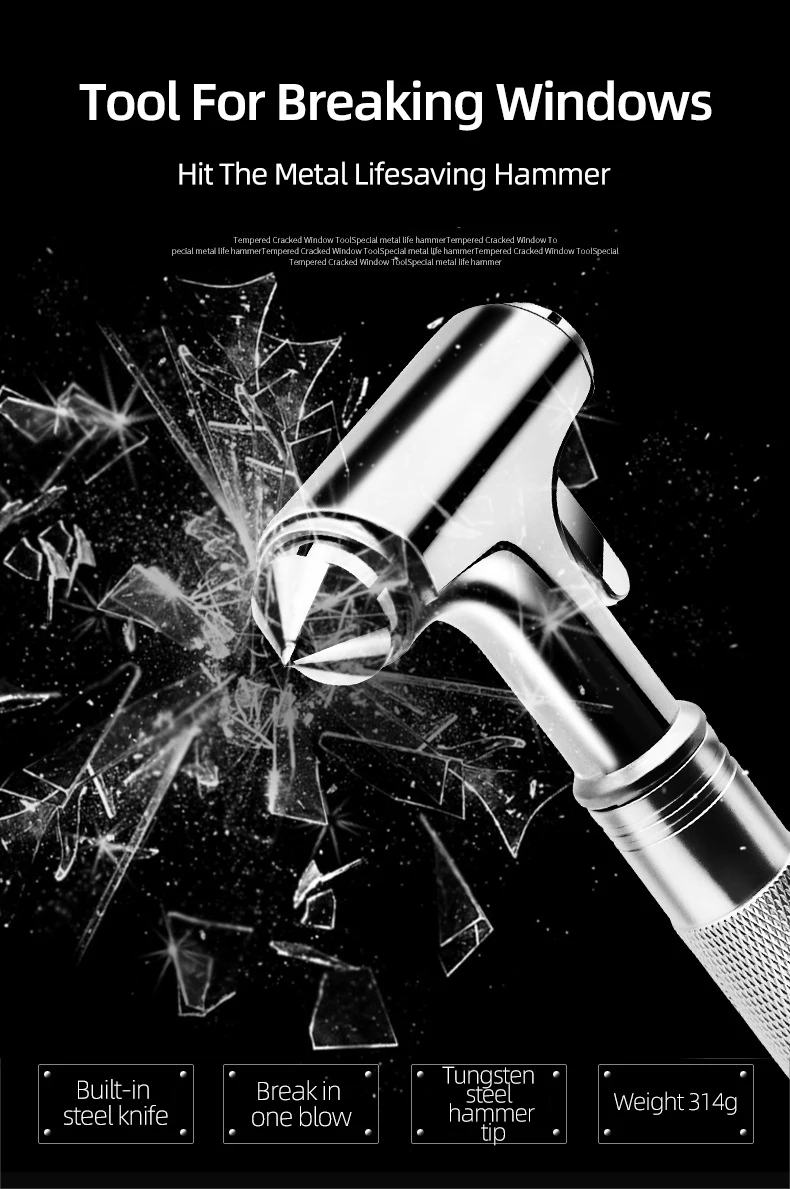 Молоток безопасности для автомобиля автомобильный молоток аварийной жизни из