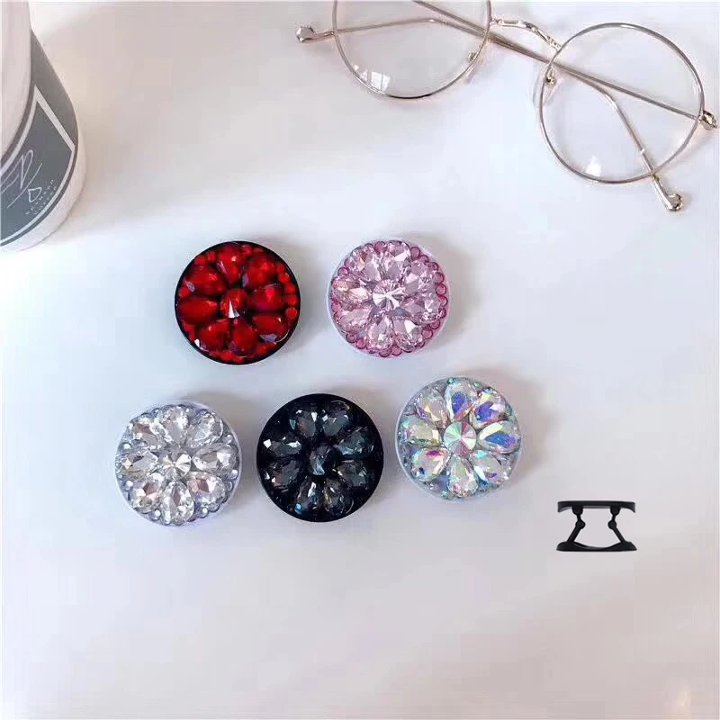 Расширяющийся держатель для телефона блестящий бриллиантовый мобильного