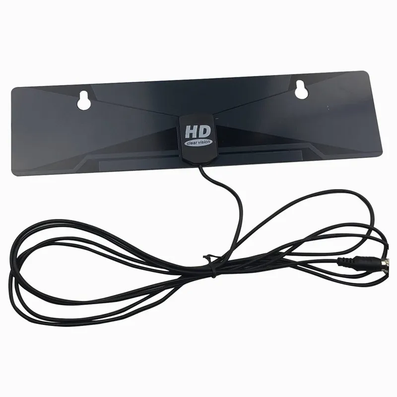 Цифровая внутренняя ТВ антенна 1080P HD TV VHF UHF FM плоский ящик готов с высоким