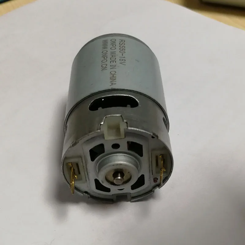 RS550 Мотор 9 12 Зубцов DC 9,6В 10,8В 12В 14,4В 16,8В 18В 21,6В 3,17мм Вал Для Беспроводного Зарядного Дрели и Отвертки Аксессуары.