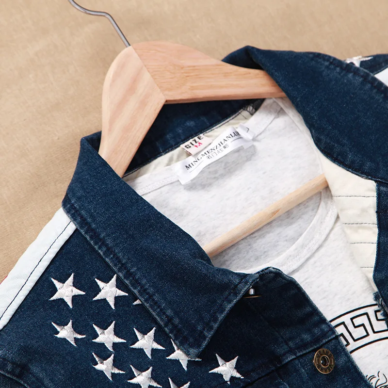 Джинсовая куртка в стиле хип-хоп панк модные облегающие мотоциклетные джинсы со