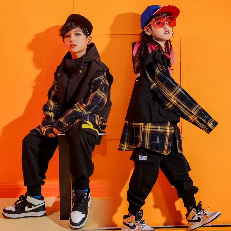 Новые детские костюмы для джазовых танцев одежда уличных девочек свитшот в стиле