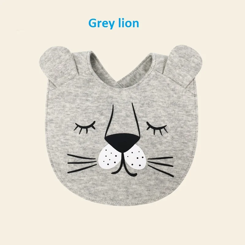 Слюнявчик из 100% хлопка для новорожденных с мультяшным дизайном | Детская одежда и