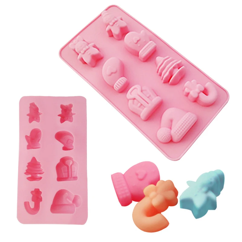 

Christmas Snowflake Mold Silicone 3D DIY Craft New Year Chocolate Cutter Mould Fondant Cake Decorating Tool Baking Accessories