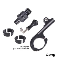 aluminum alloy gopro motorcycle bike clip mount clip bicycle mount sport camera 360 degree rotate bracket for go pro xiaomi virb