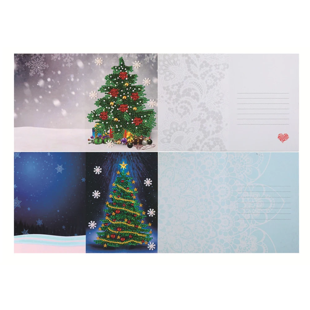Рождественский набор поздравительных открыток дерево конверт открытка
