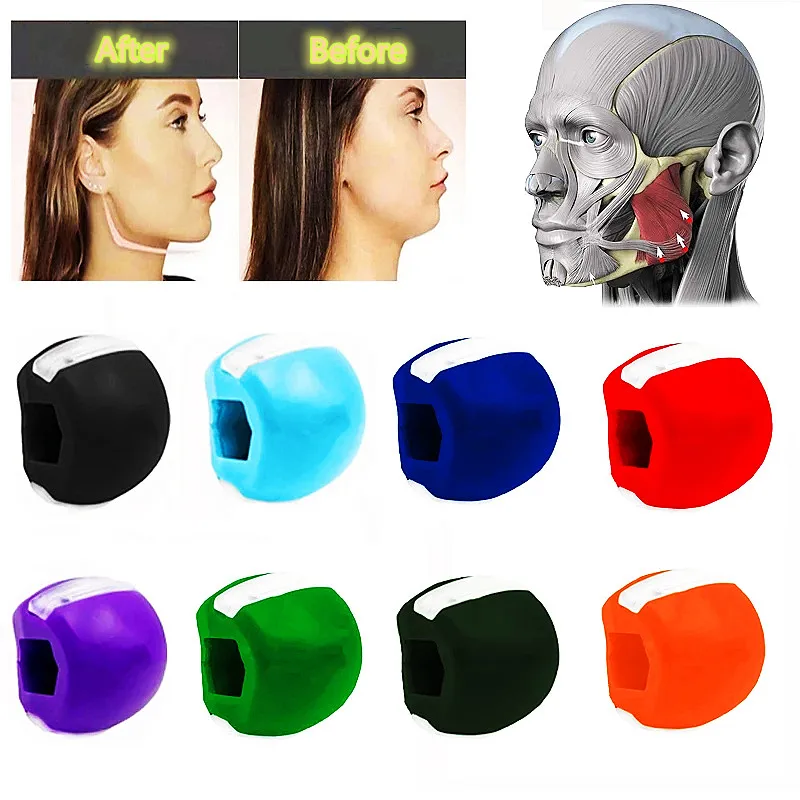 

Thin Face Masseter Pop N Go Mouth Jawline Jaw Muscle Chin Lifting massage Exerciser Ball Chew Bite Breaker Training skin care