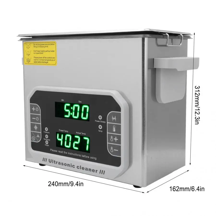 

4.5L Touch Ultrasonic Cleaner Ultrasonic Jewelry Cleaning Machine DK-450PF