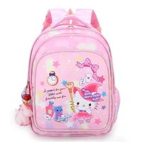 hello kitty new schoolbag elementary school girls backpack lightening backpack cute waterproof girl princess backpack