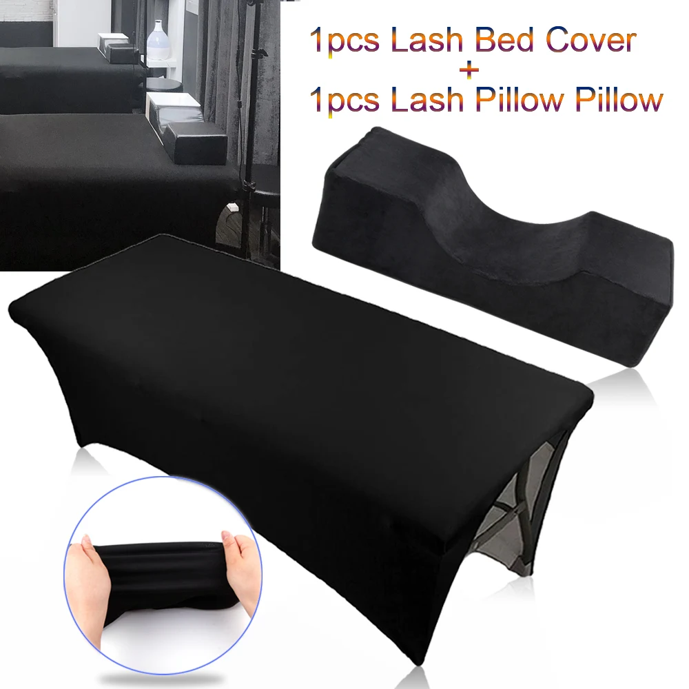 

Lash Bed Cover Elastic Sheet Eyelash Extensions Eyelash Pillow Memory Foam Lash Pillow Grafting Eyelashes Neck Support Makeup