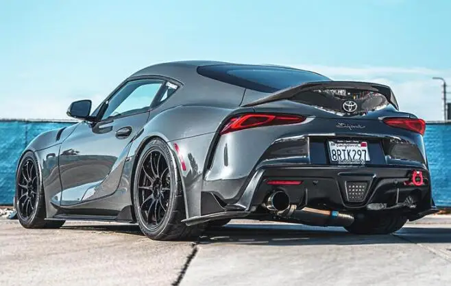 Заднее крыло багажника из настоящего углеродного волокна для Toyota Supra A90 2019 2020 2021