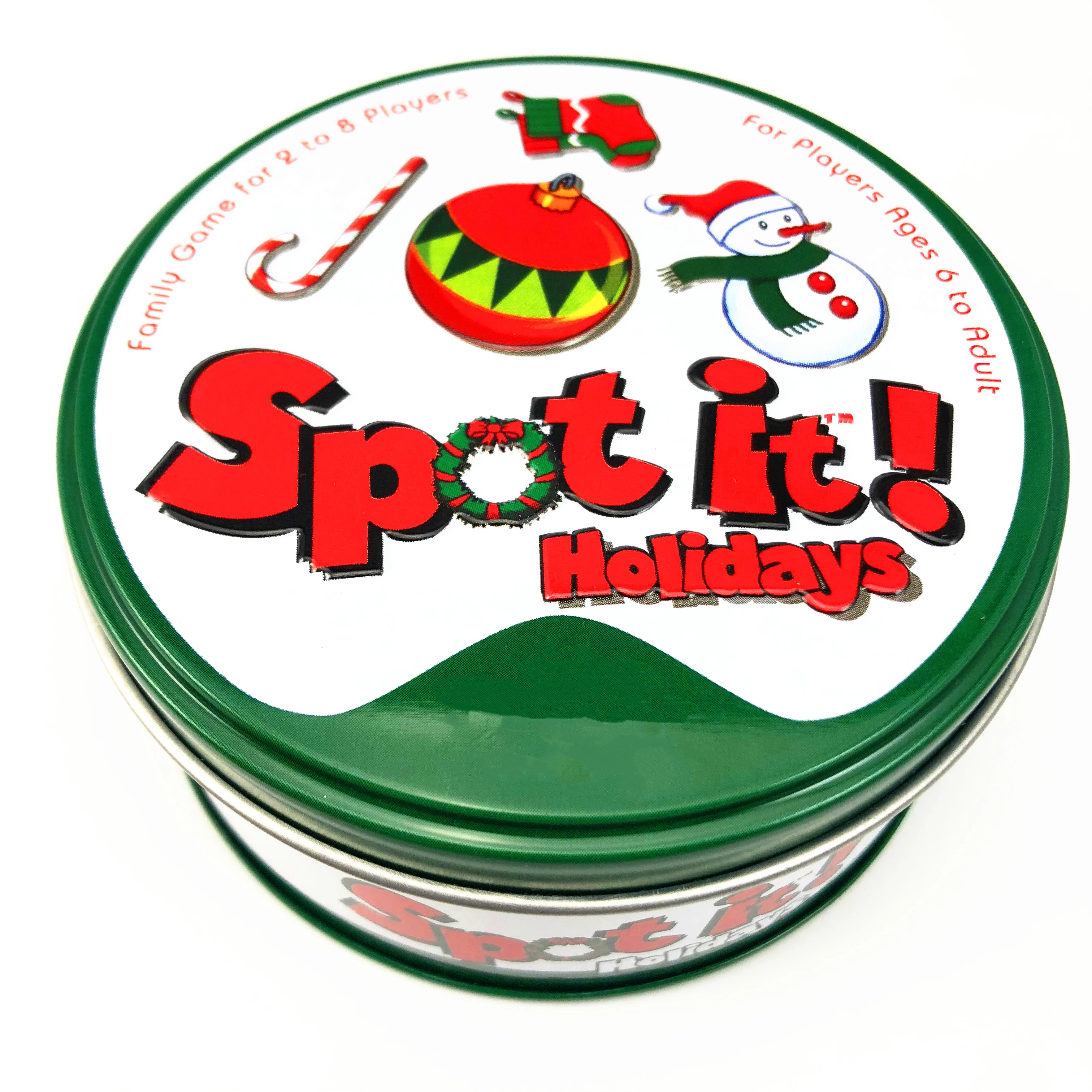 

Dobble Spot Cards English Version Board Game High Quality Tin Like It Edition Animals Metal Box On The Road Hip Hop