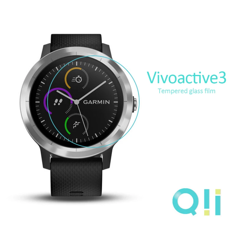 

9H Tempered Glass For Garmin Vivoactive 3 Smartwatch Screen Protector Explosion-Proof Film Accessories For Garmin Vivoactive 3