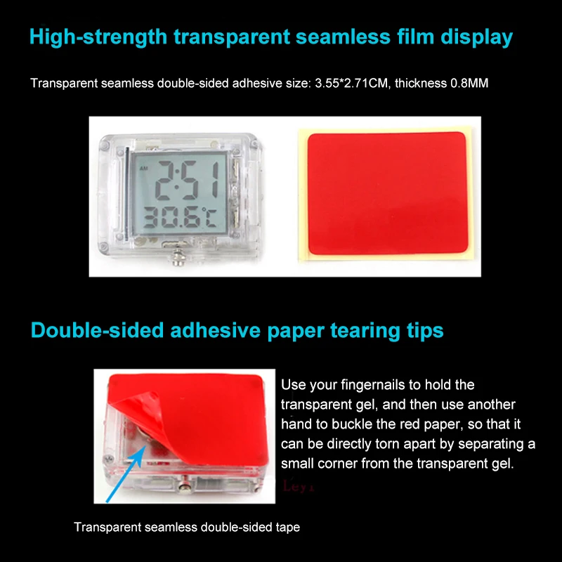 Автомобильные часы автомобильные приборной панели Мини цифровые мото