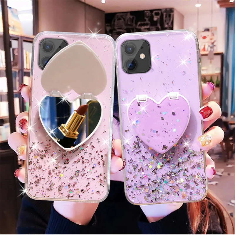 Зеркальный чехол Love для Samsung Galaxy A11 A21 A31 A41 5A1 A71 5G A10S A21S A9 2018 M10 M20 M30 M30S M21 M31 J2 J5 J7