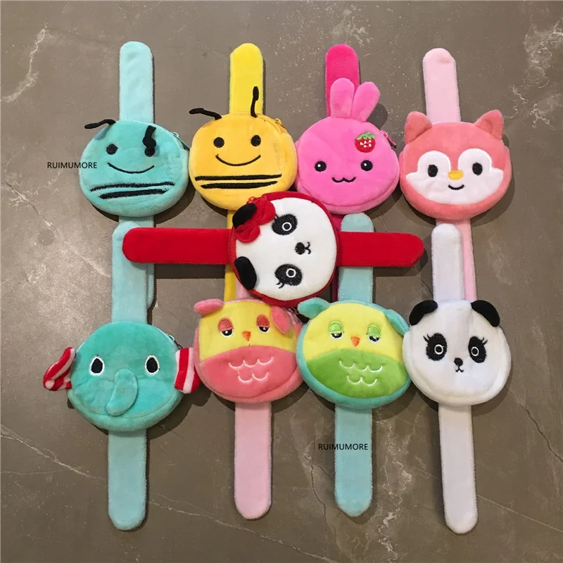 Многоцветный прибл. Наручный ремень 8 20 см Женский плюшевый Кошелек в