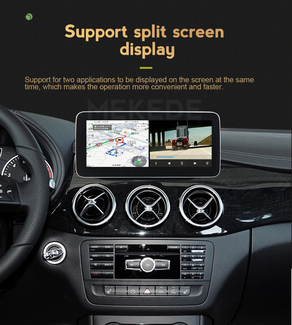 Android 10 0 8-Core 4 Гб + 64G Мобильный DVR 9 дюймов Дисплей для Mercedes Benz ML W166 GL X166 2012-2015 команда