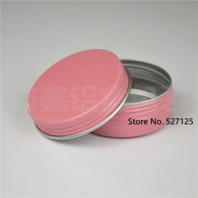 60g цветная алюминиевая баночка для косметики крем персонального ухода маска мыло