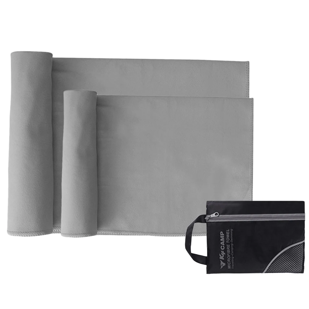 2 шт. набор дорожных полотенец быстросохнущее банное полотенце из микрофибры