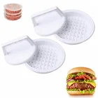 Пресс для гамбургеров, пресс для котлет из пищевого пластика, для приготовления гамбургеров, мяса, говядины, гамбургеров, форма для приготовления котлет, кухонные приспособления