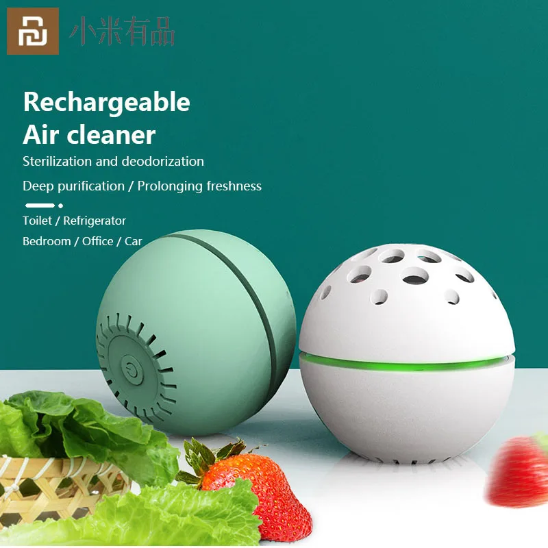 

Youpin Air Purifier USB Rechargeable Air Purification Ball Home Vehicle Air Cleaner Car Clear Odor Shoes Clear Odor Deodorant
