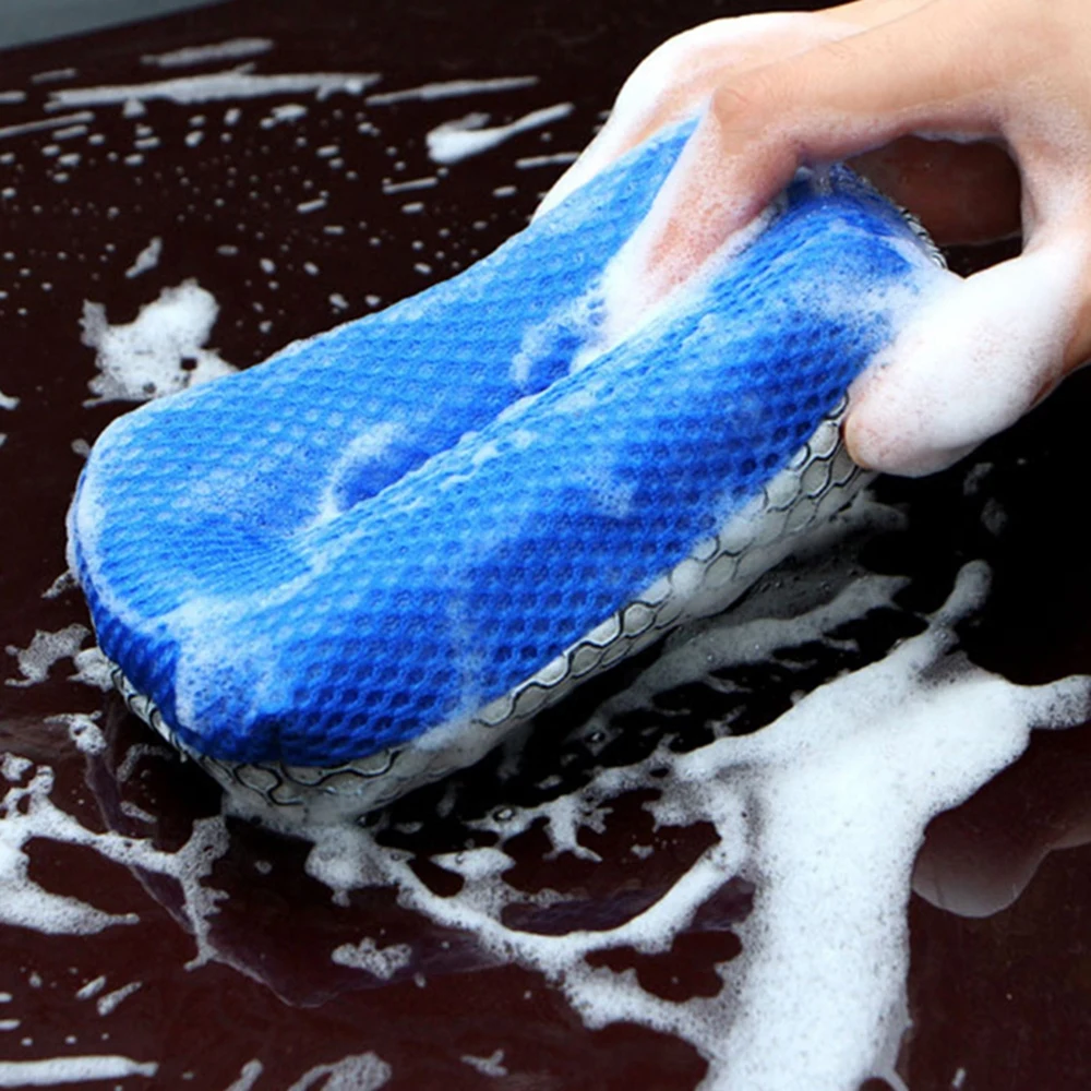 

New Car Wash Sponge Detailing Car Cleaning Soft Honeycomb Cleaning Sponge Super Absorbent Thick Sponge Block Auto Wash Tools