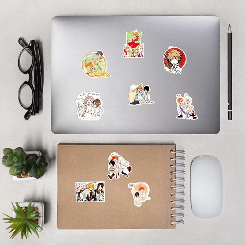 

50Pcs/Pack The Promised Neverland Graffiti Stickers For Motorcycle Luggage Laptop Bicycle Skateboard