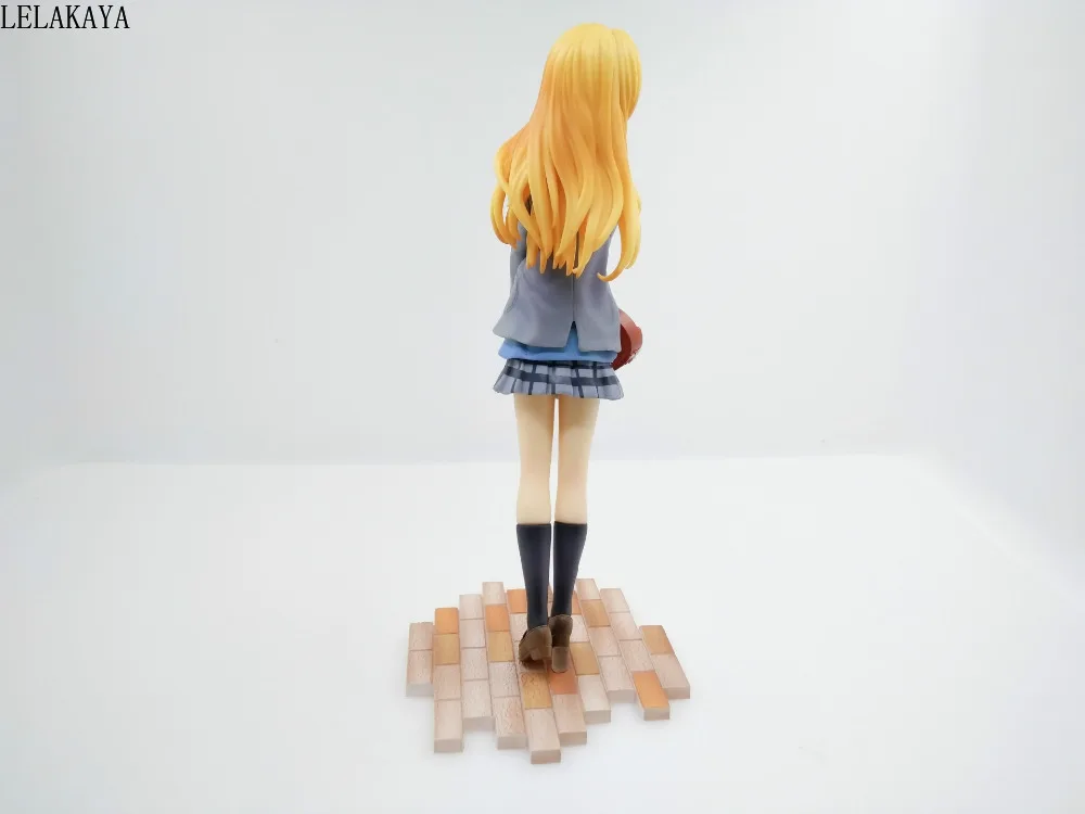 Новое поступление Аниме ваша лежа в апреле Kaori Miyazono скрипка Униформа Ver мультфильм кукла ПВХ фигурка Коллекционная модель игрушки подарок