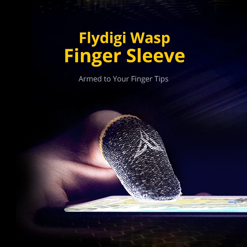 Flydigi ОСА щупы 2 пальца рукав пот-доказательство палец крышка мобильный телефон планшет PUBG игры сенсорный экран большой палец