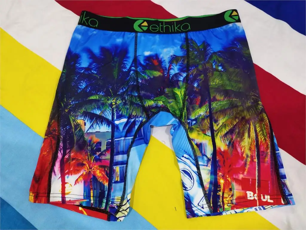 

Ethika 2020 Top Sale New Fashion Underpants Breathable Male Short Pants Spandex Cartoon Boxers Mens Underwear