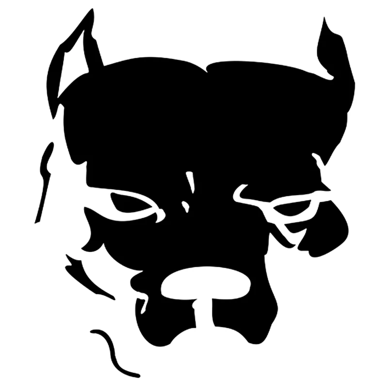 

SF2507#15*17cm Pitbull V1 Funny Car Sticker Vinyl Decal Silver/black Car Auto Stickers For Car Bumper Window Car Decorations