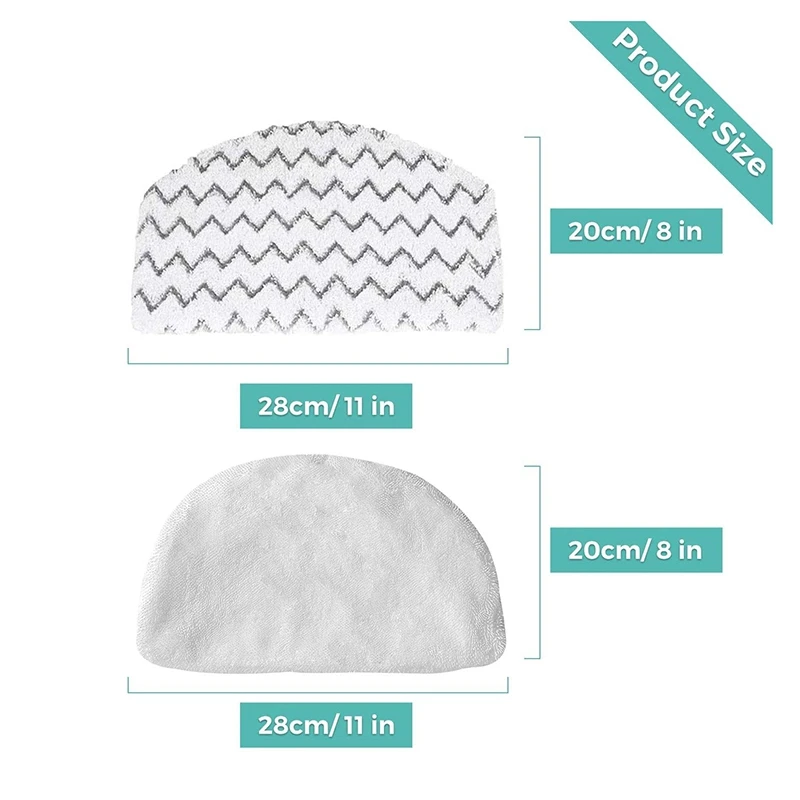 

6Pcs Steam Mop Pads Mop Cloth Cover for Bissell PowerFresh 1806 1940 1544 1440 Series, Replacement Part Model 5938