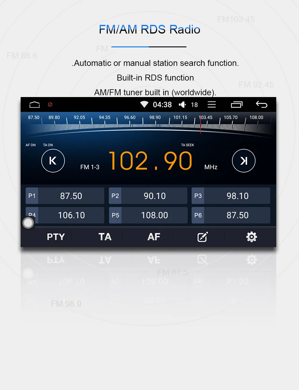 " 1din с 4G sim-картой DSP 4 Гб 64 ГБ для Toyota Land Cruiser Prado(120) Lexus GX470 Автомагнитола gps Android мультимедийный плеер
