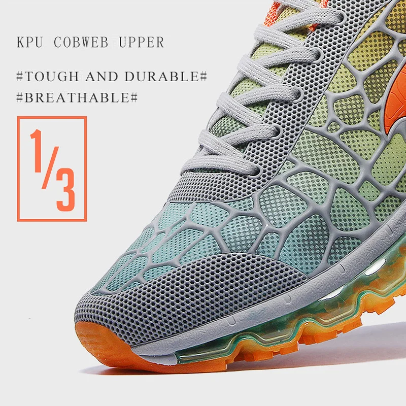 Onemix Men Air Running Shoes Breathable Mesh Marathon Man Sneakers Lightweight Breathable Outdoor Jogging Training Sport Shoes