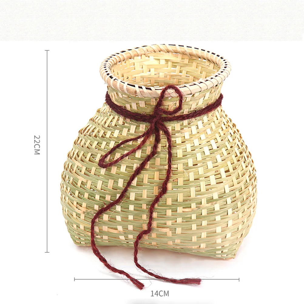 

1PC DIY Bamboo Basket Pendant Creative DIY Painting Fishing Basket Decor DIY Drawing Bamboo Basket Hanging Decor DIY Decorative