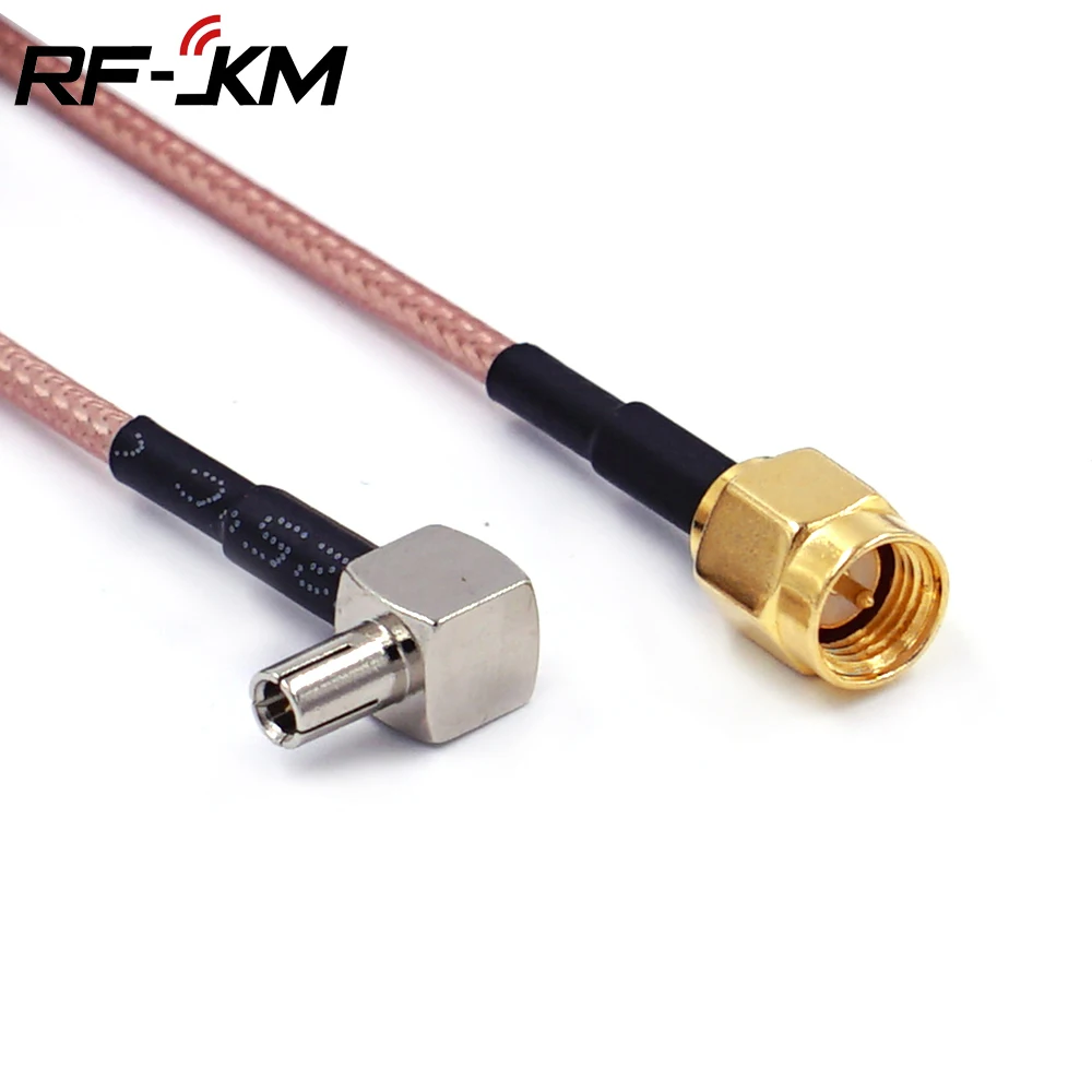 RF Pigtail SMA male к TS9 90 градусный разъем RG316 коаксиальный кабель 15 см адаптер 3G usb модем