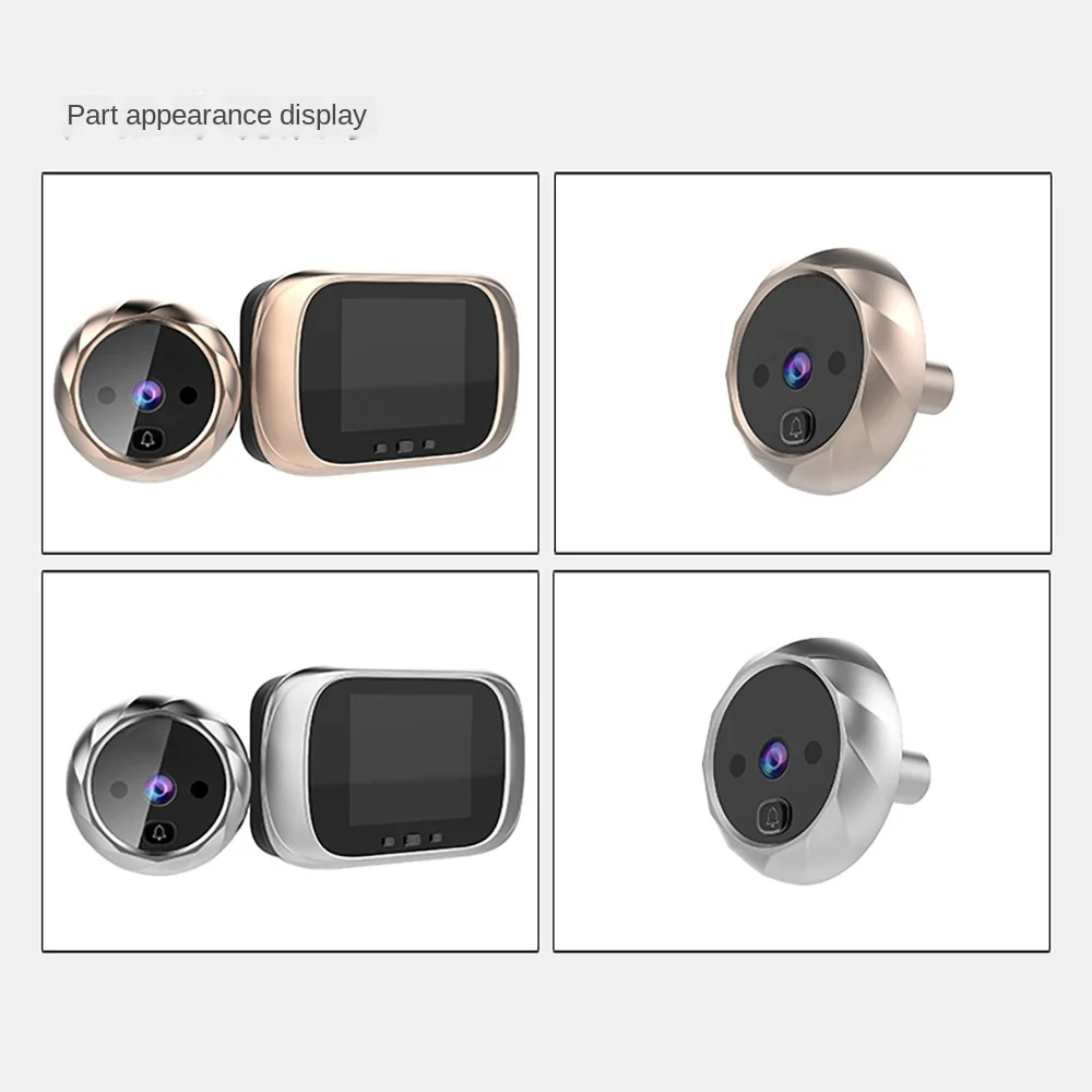 

Digital LCD 2.8inch Video Doorbell Peephole Viewer Door Eye Monitoring Camera 90 Degree Doorbell