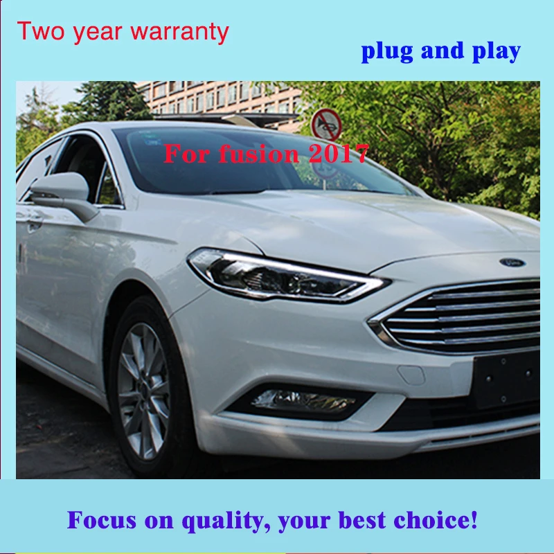 Автомобильный Стайлинг для Ford Mondeo fusion 2017 фары светодиодный фонарь DRL Hid Bi Xenon